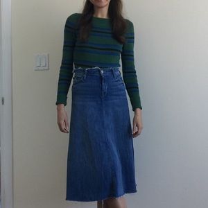 Free people sweater cotton mix super stretchy S